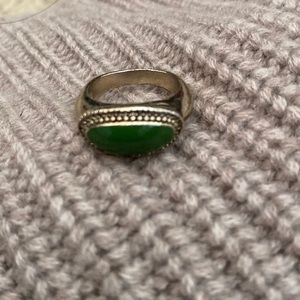 Vintage green ring